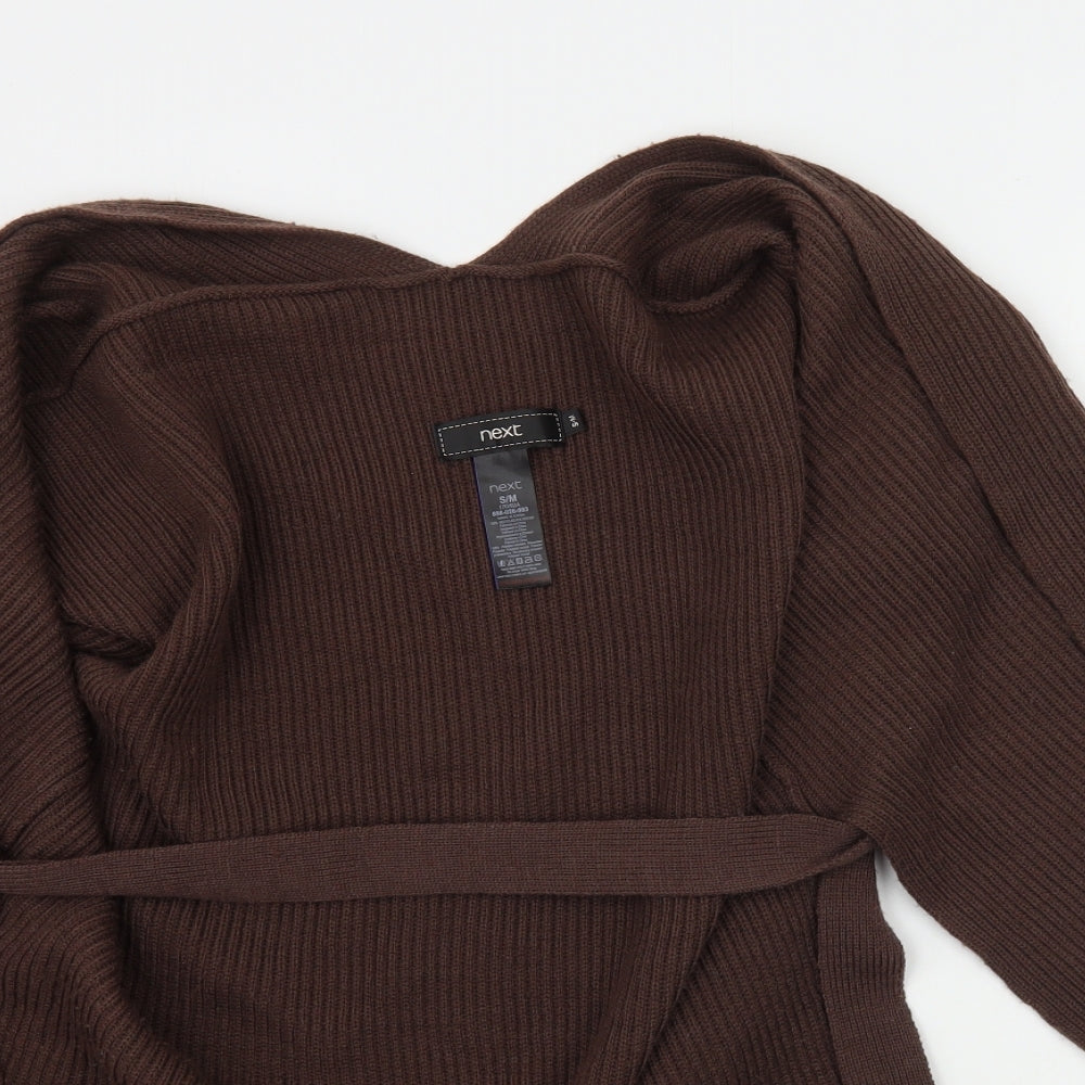 NEXT Womens Brown   Cardigan Jumper Size M  - BELTED