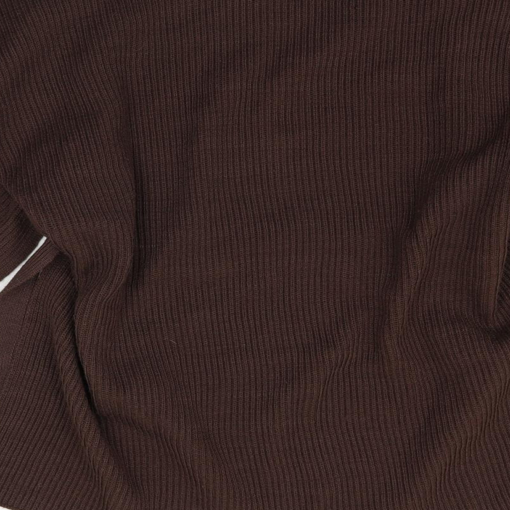 NEXT Womens Brown   Cardigan Jumper Size M  - BELTED