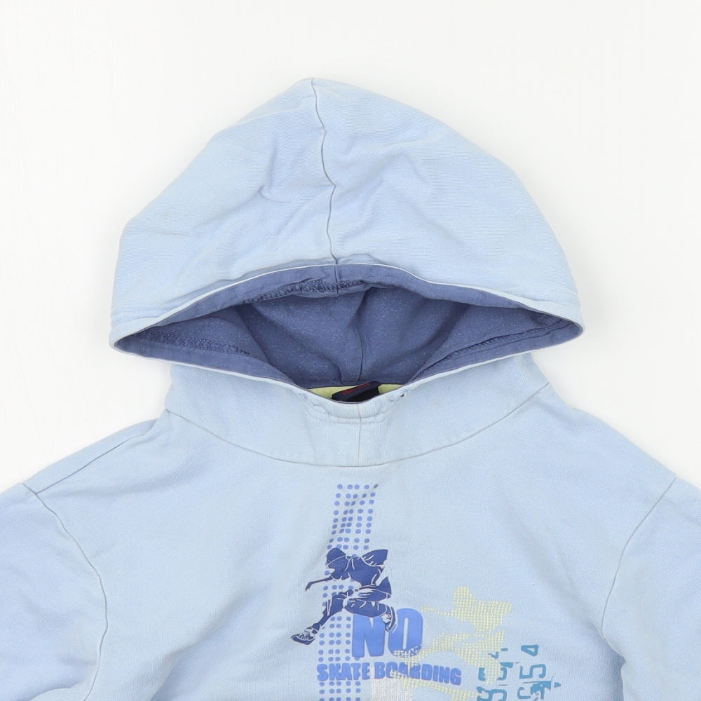 NEXT Boys Blue Houndstooth  Pullover Jumper Size 5 Years