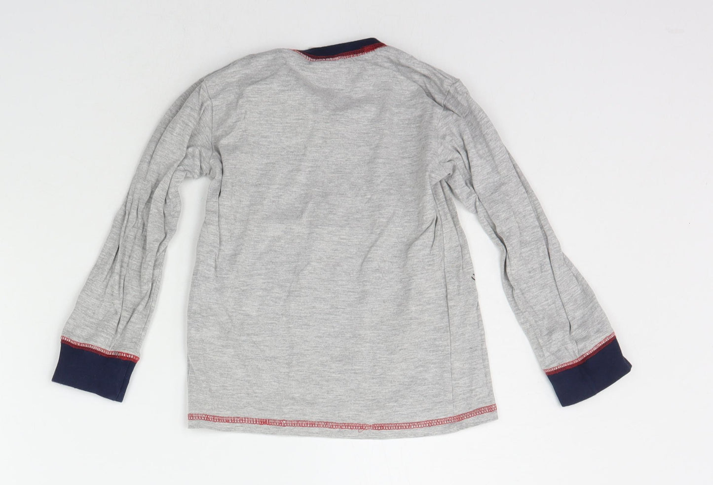 Primark Girls Grey Solid  Top Pyjama Top Size 4-5 Years  - pepper pig