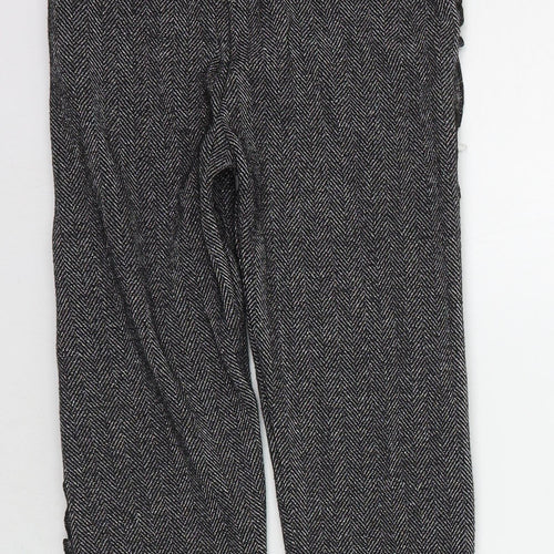 River Island Girls Grey Geometric  Jogger Trousers Size 5-6 Years