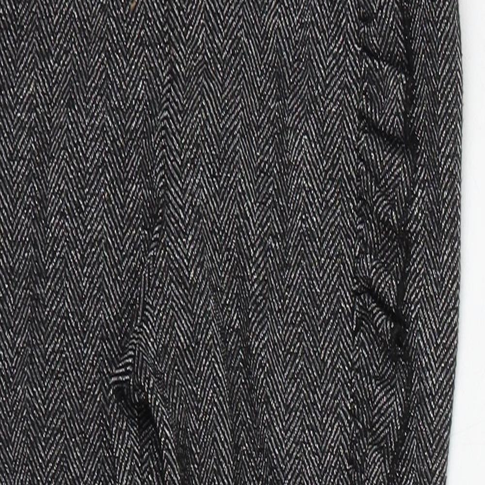 River Island Girls Grey Geometric  Jogger Trousers Size 5-6 Years