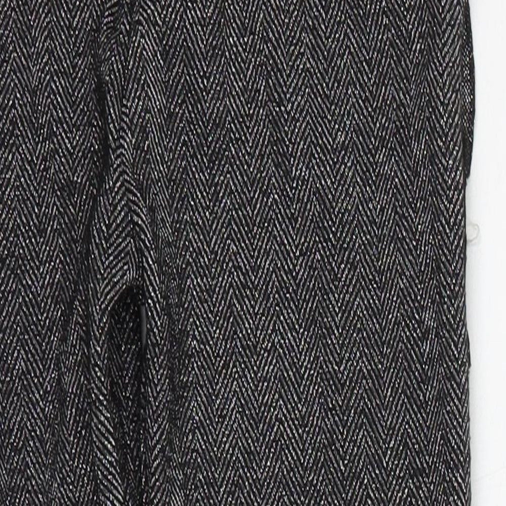 River Island Girls Grey Geometric  Jogger Trousers Size 5-6 Years