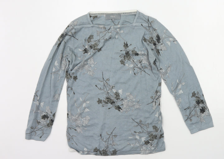 NEXT Womens Grey Floral Pullover Jumper Size 6