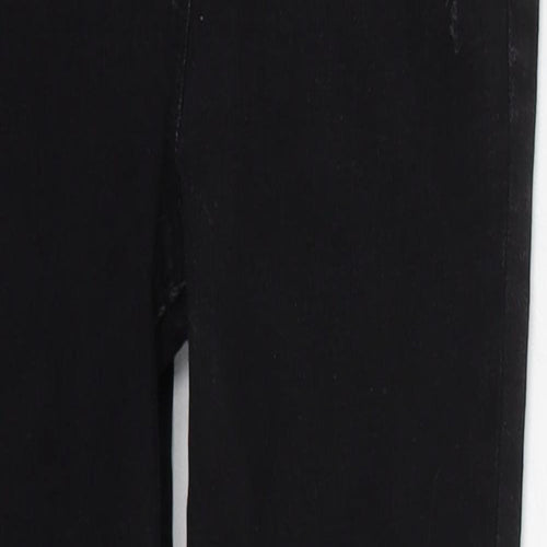 Matalan Girls Black   Skinny Jeans Size 9 Years - DISTRESSED