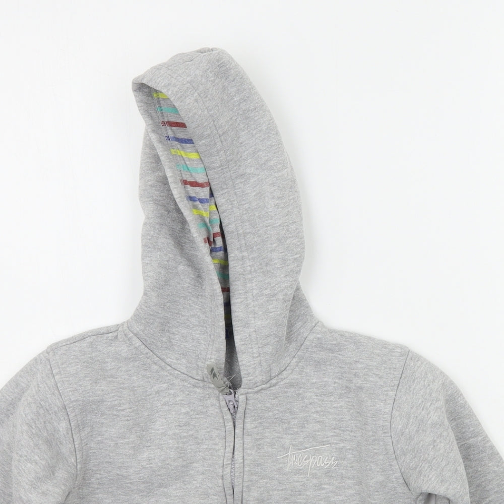 TRESSPASS Boys Grey   Jacket  Size 5-6 Years