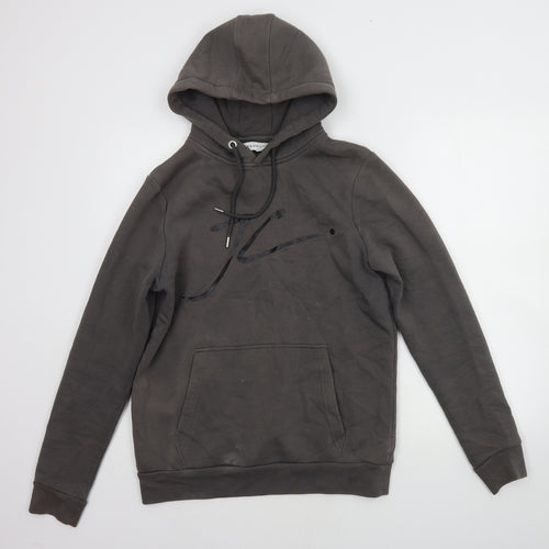 Jameson Carter Mens Grey   Pullover Hoodie Size S