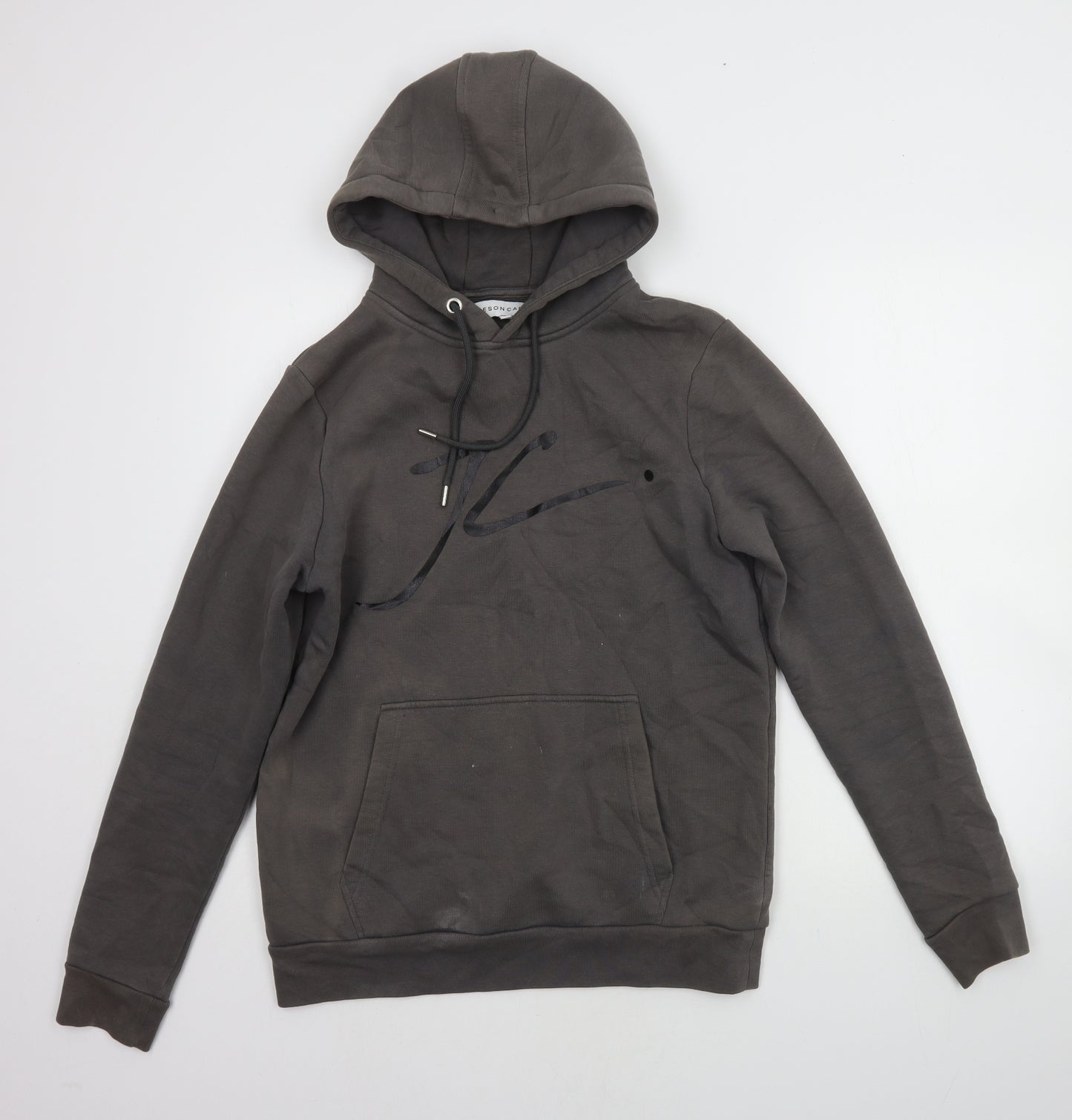 Jameson Carter Mens Grey   Pullover Hoodie Size S