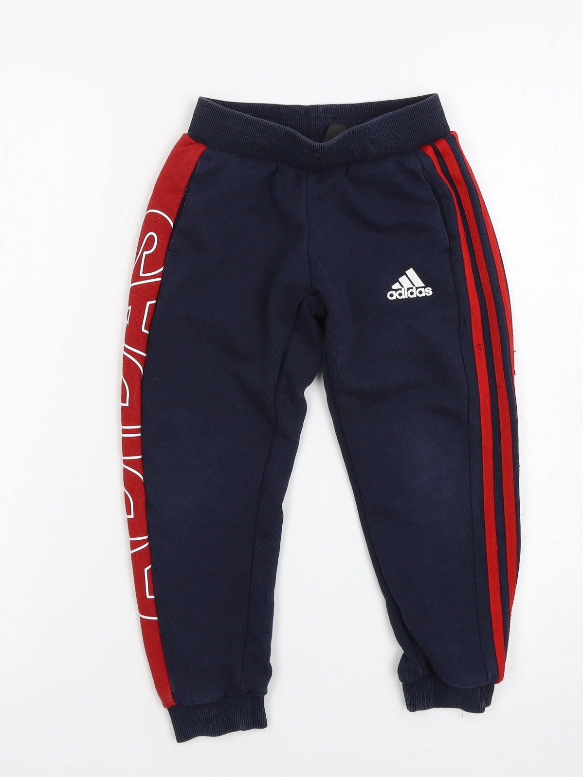 adidas Boys Blue   Jogger Trousers Size 5-6 Years
