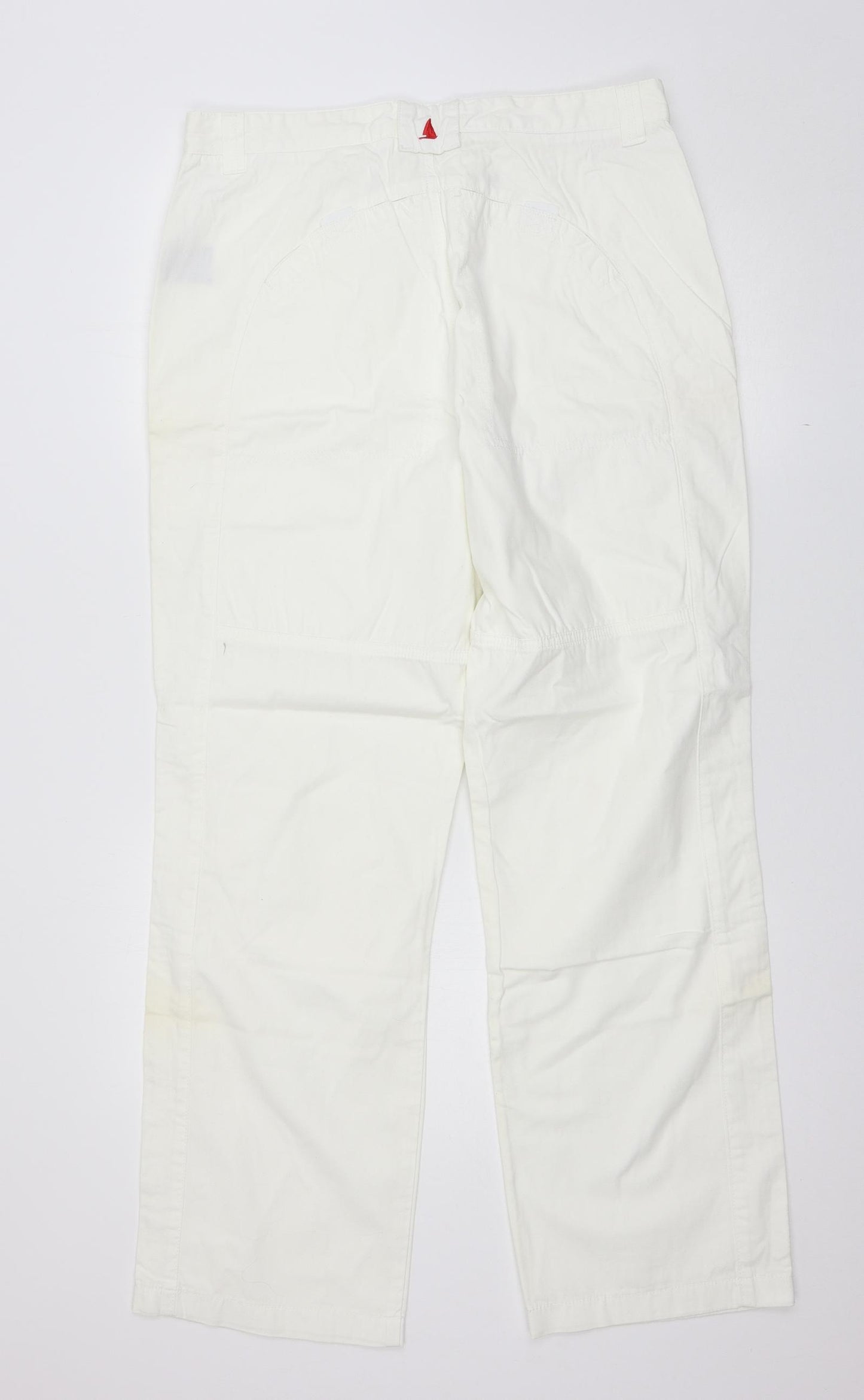 MUSTO Womens White   Cargo Trousers Size 34 L32 in