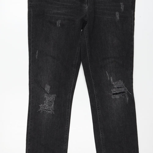 River Island Womens Black   Straight Jeans Size 38 L30 in
