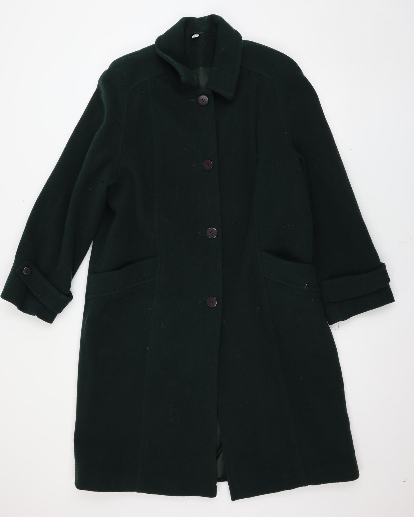 First avenue Womens Green   Trench Coat Coat Size 12