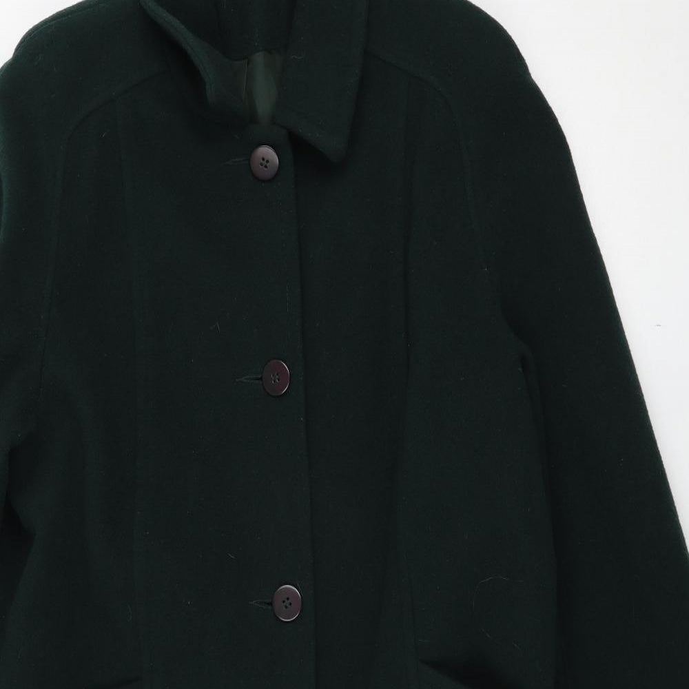 First avenue Womens Green   Trench Coat Coat Size 12