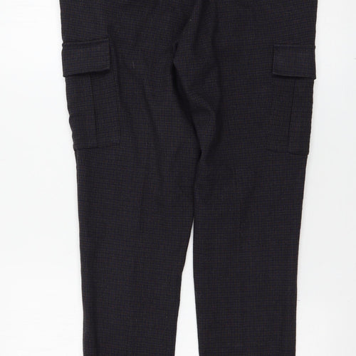ASOS Womens Blue Check  Trousers  Size 32 L32 in