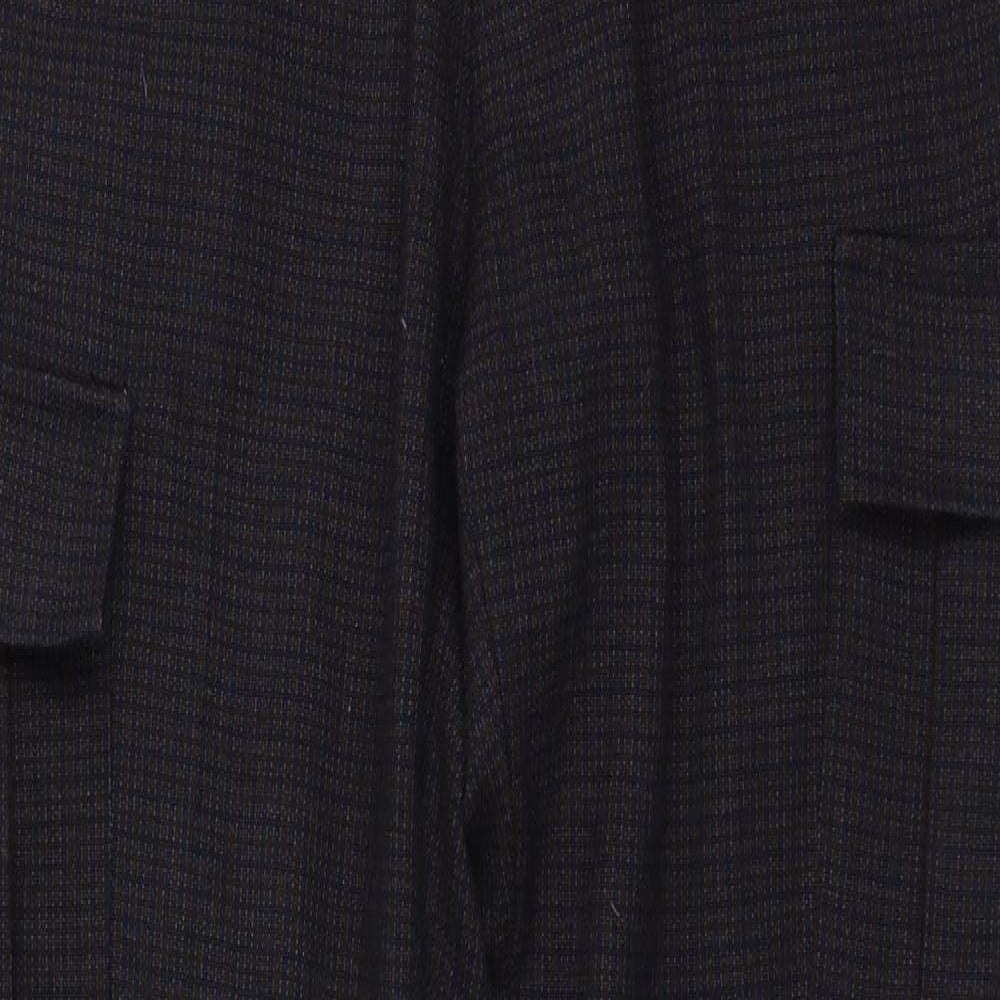 ASOS Womens Blue Check  Trousers  Size 32 L32 in
