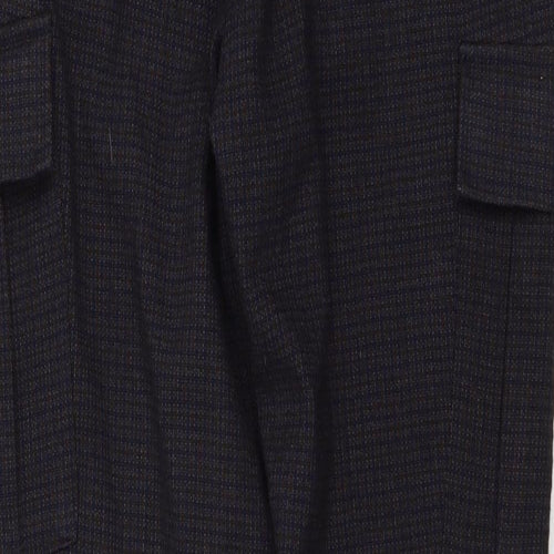 ASOS Womens Blue Check  Trousers  Size 32 L32 in
