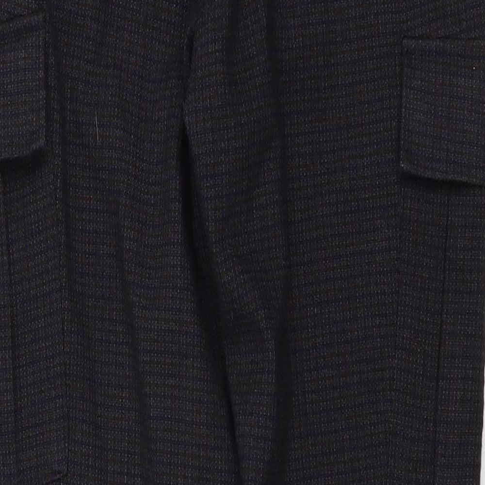 ASOS Womens Blue Check  Trousers  Size 32 L32 in