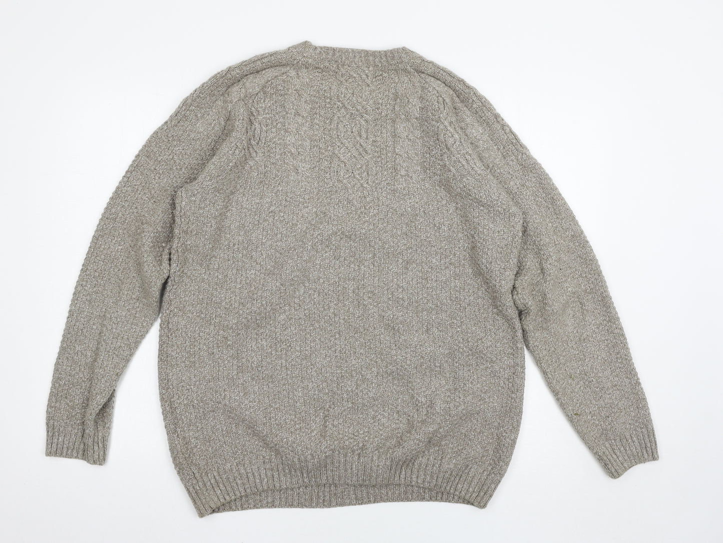 Pull&Bear Mens Grey   Pullover Jumper Size L