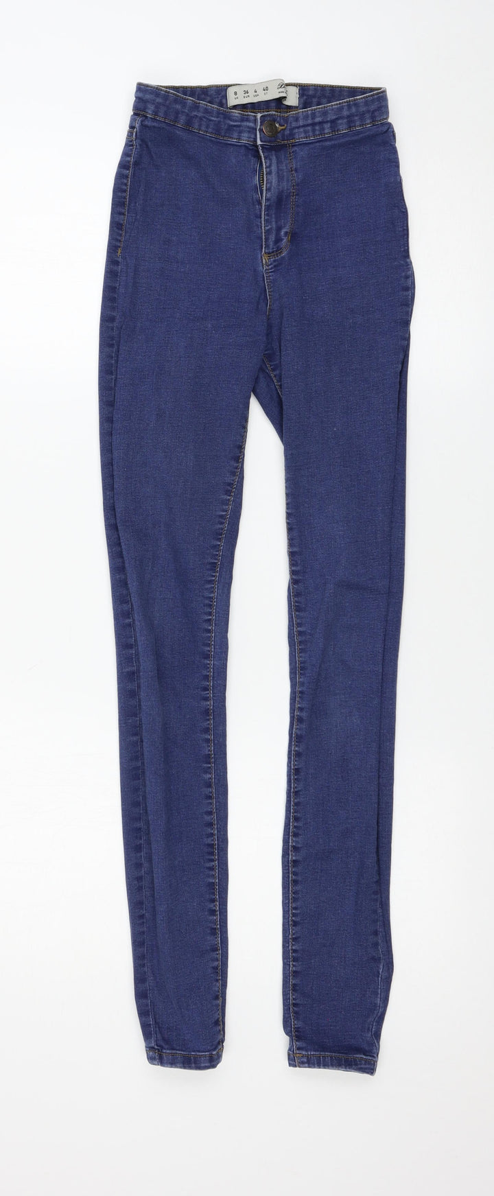 Denim & Co. Womens Blue Skinny Jeans Size 8 L28 in