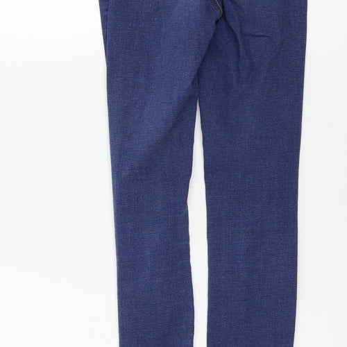 Denim & Co. Womens Blue   Skinny Jeans Size 8 L28 in