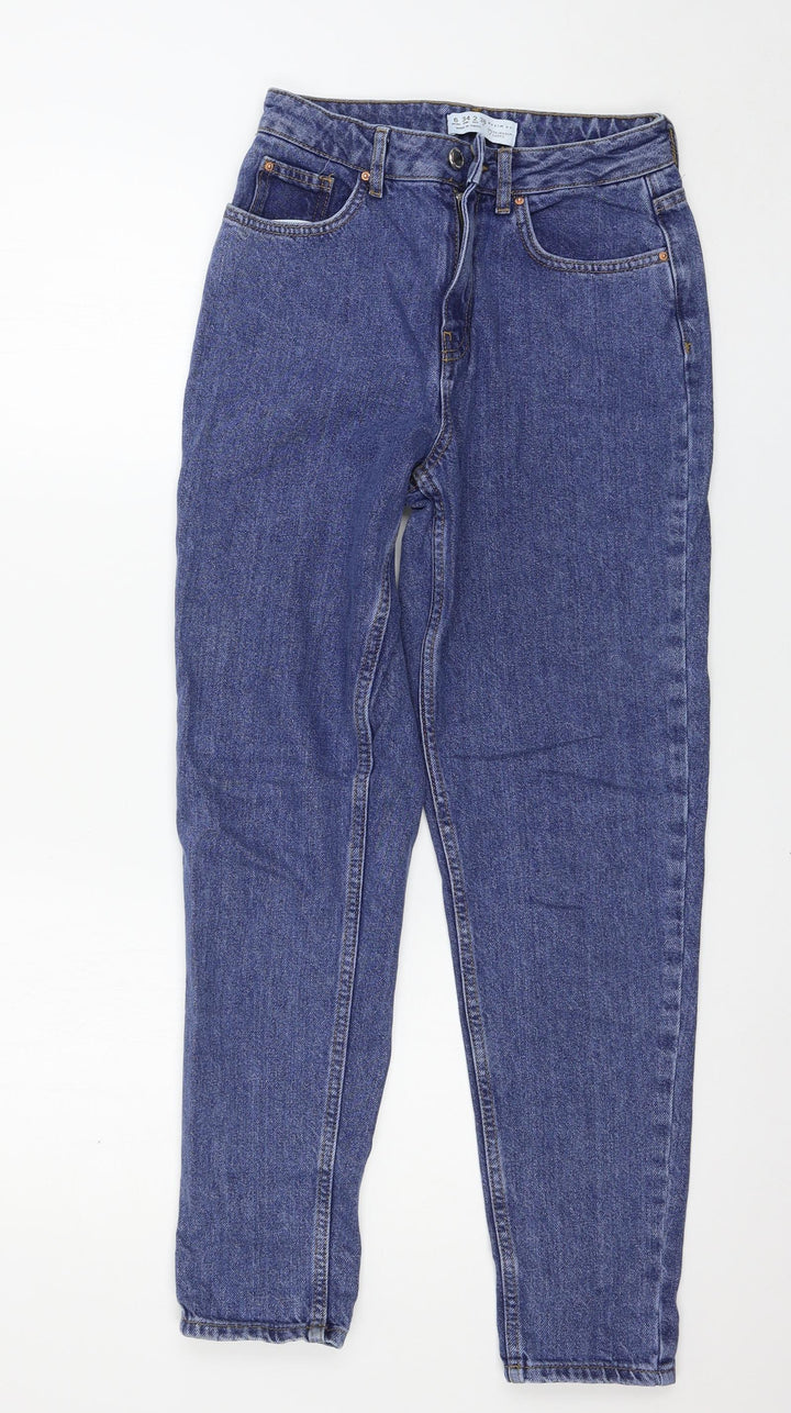 Denim & Co. Womens Blue Straight Jeans Size 6 L28 in