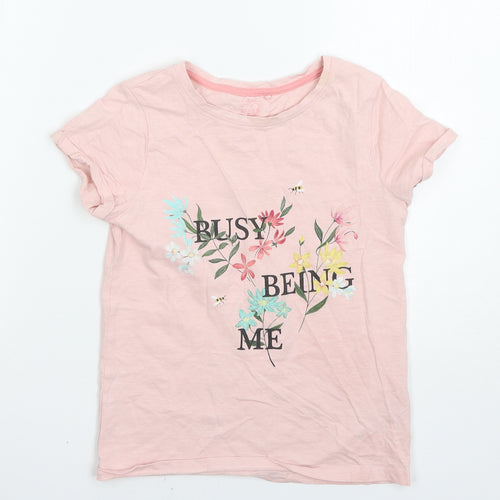NEXT Girls Pink   Basic T-Shirt Size 9 Years