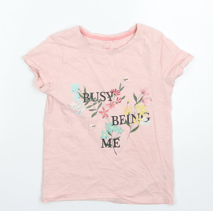 NEXT Girls Pink   Basic T-Shirt Size 9 Years