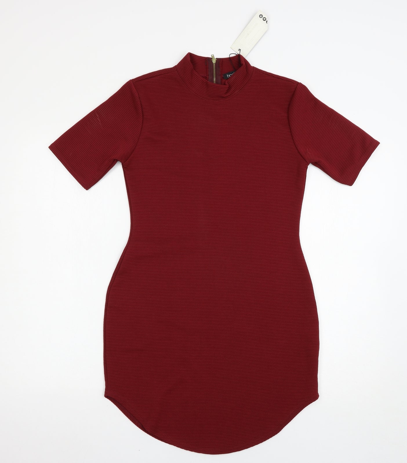 Boohoo Womens Red   Bodycon  Size 10