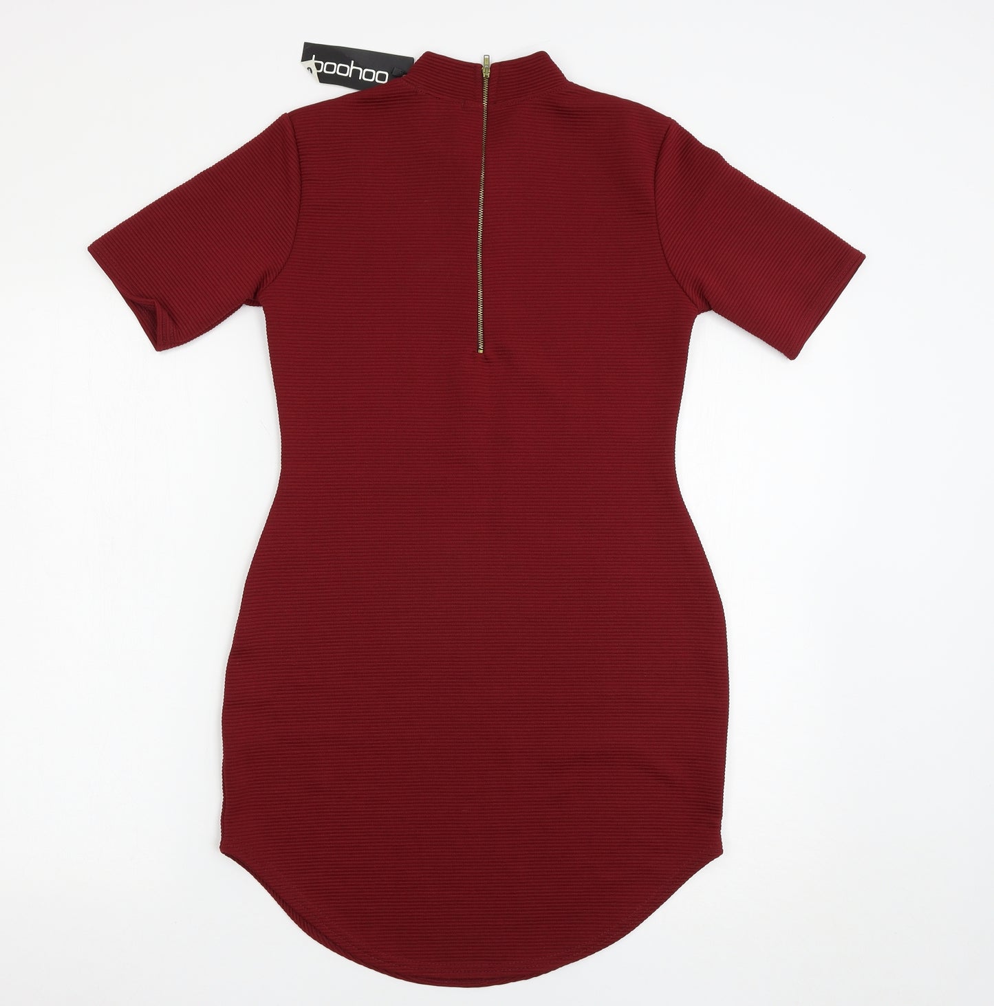 Boohoo Womens Red   Bodycon  Size 10
