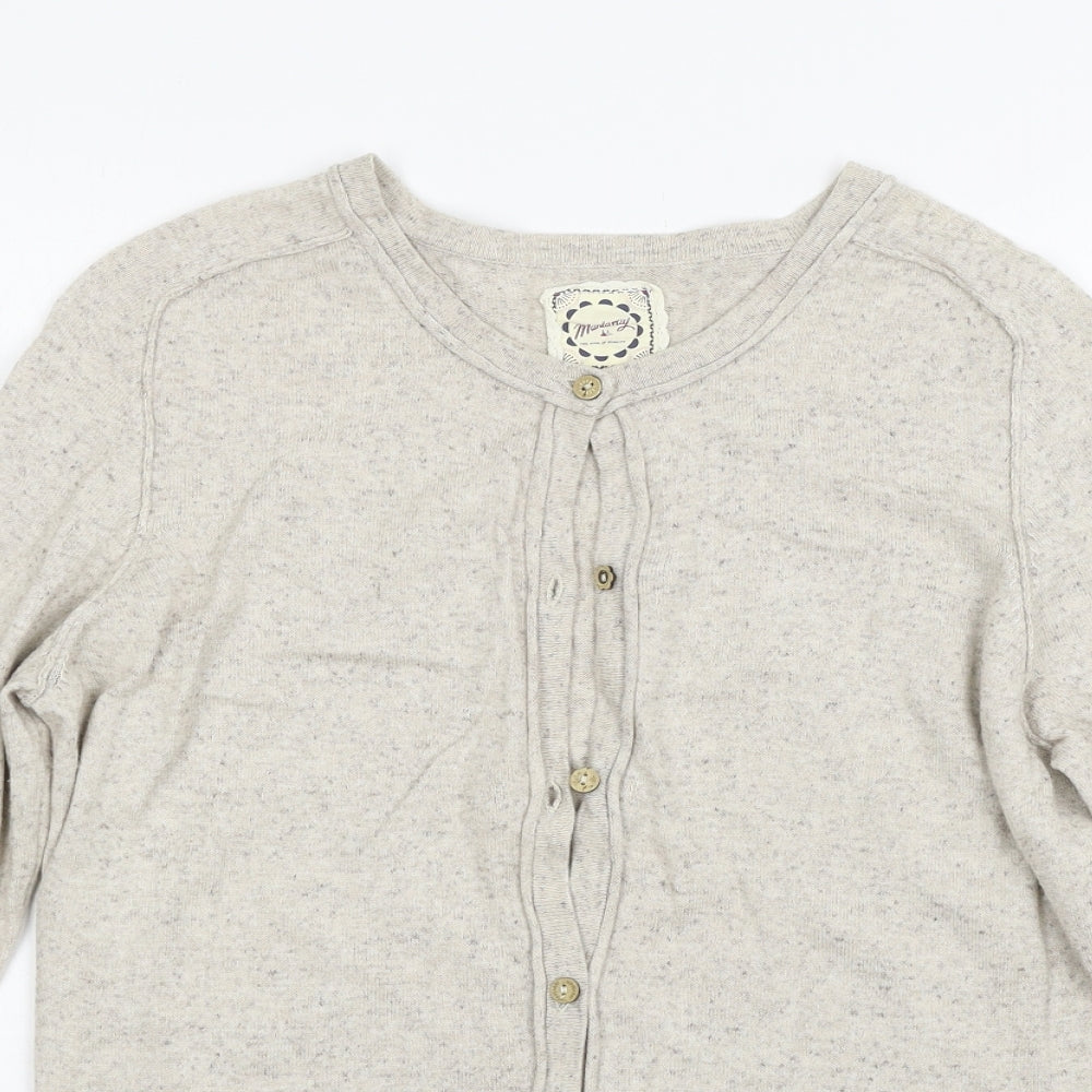 mantaray Womens Beige   Cardigan Jumper Size 14