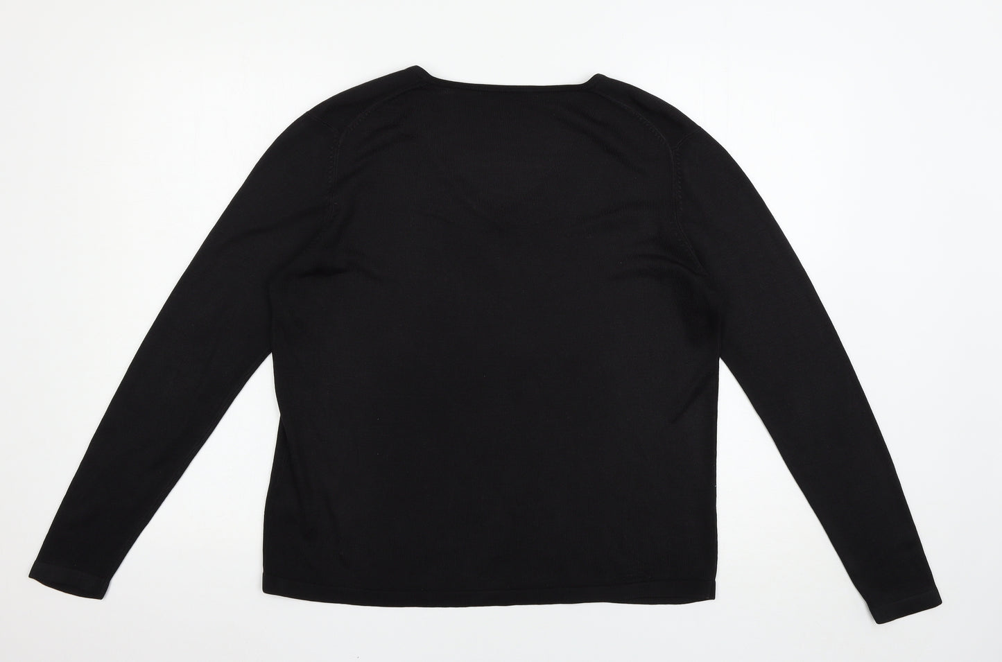 Marks and Spencer Womens Black   Basic T-Shirt Size 14