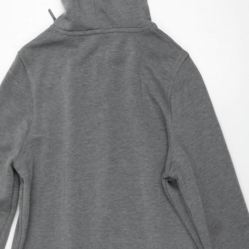 George Mens Grey   Full Zip Hoodie Size M