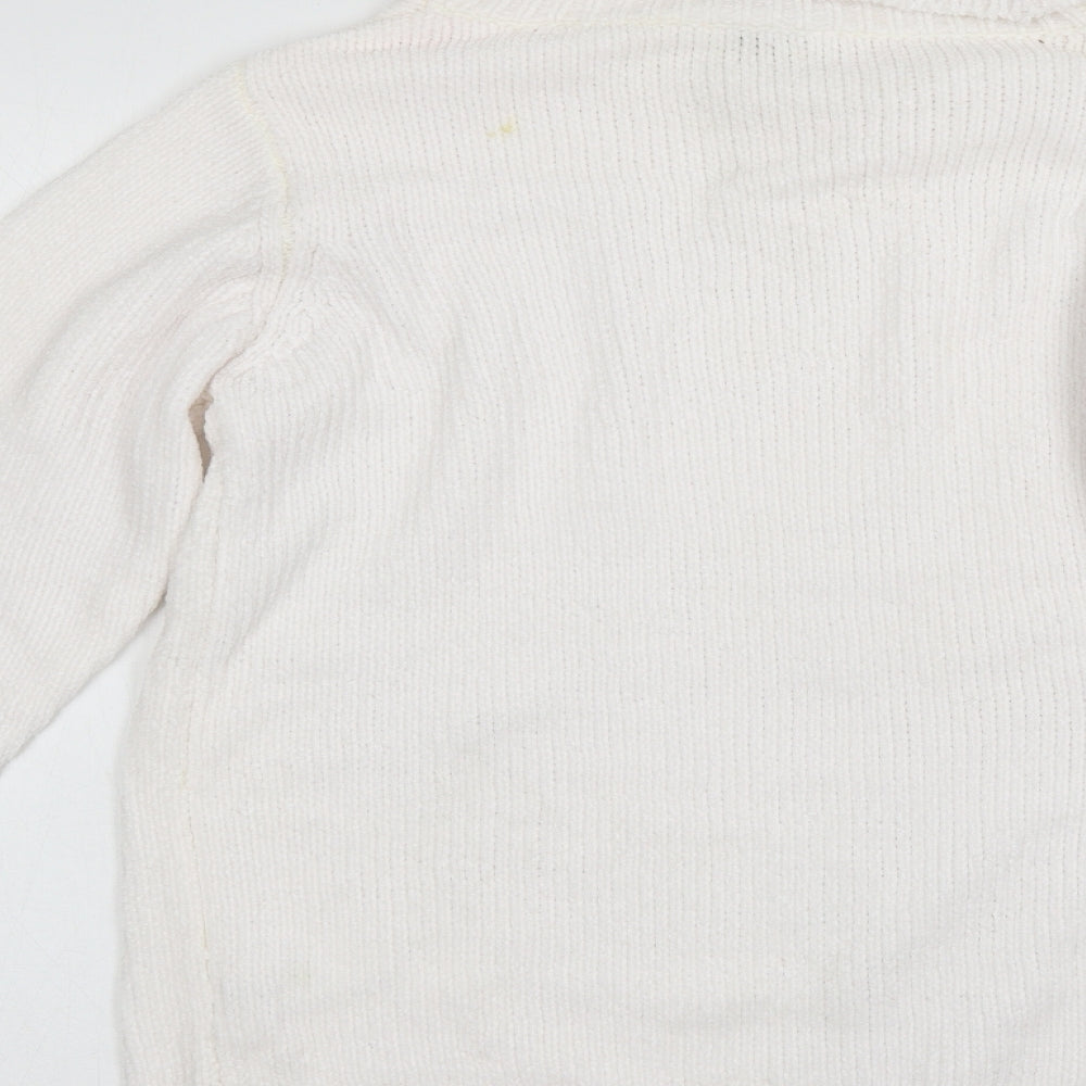 TRU collection Womens White   Pullover Jumper Size XL
