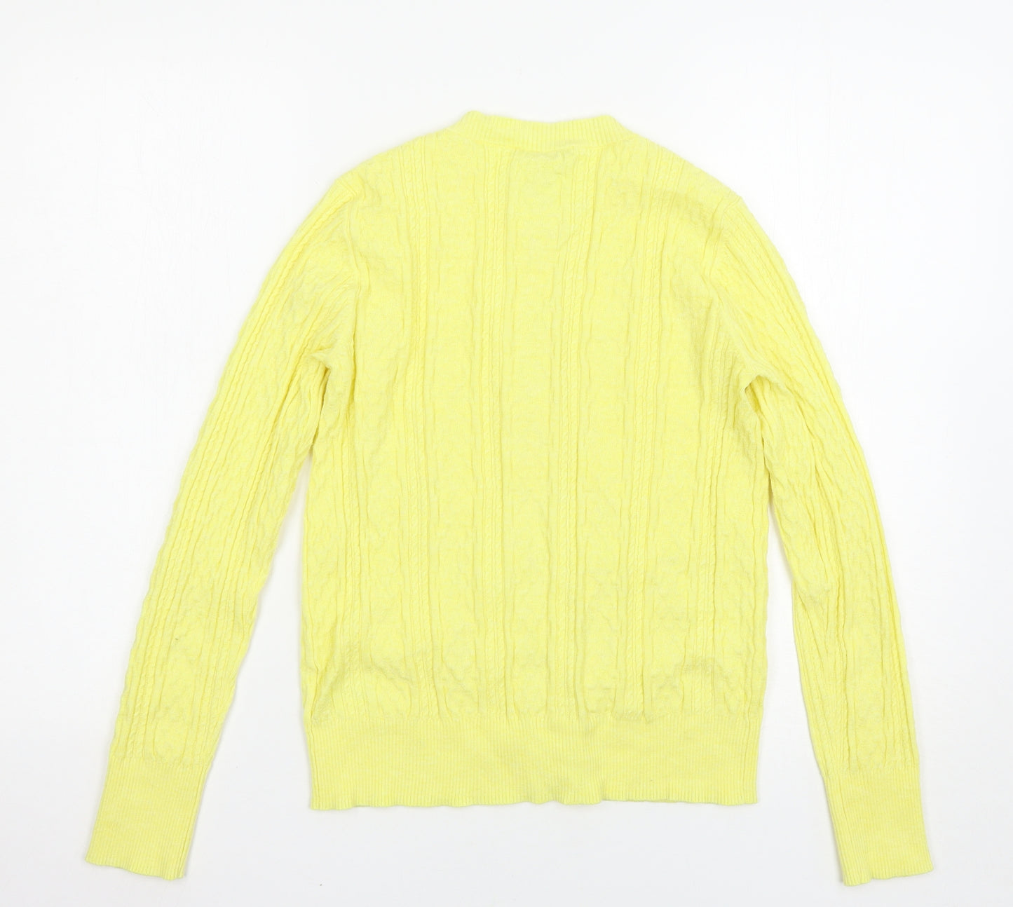 TU Womens Yellow   Cardigan Jumper Size 12