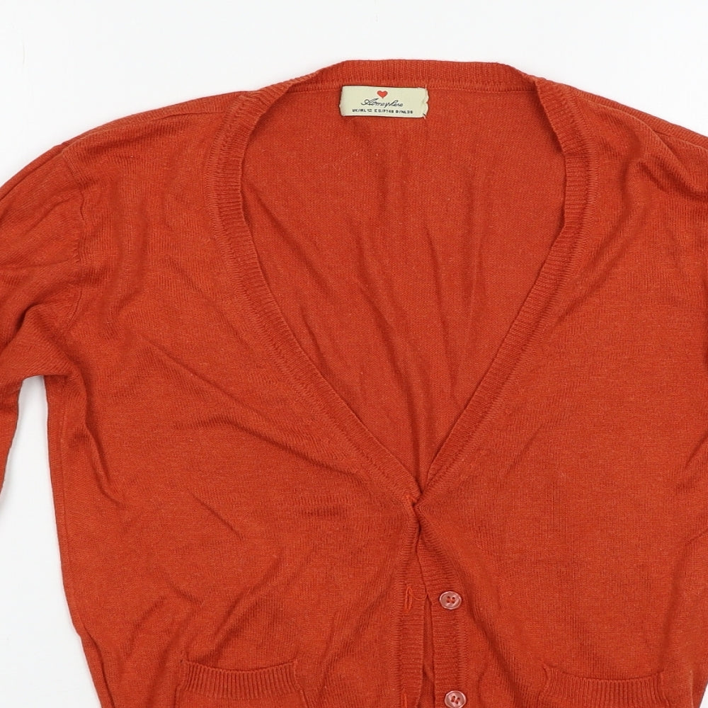 Atmosphere Womens Orange   Cardigan Jumper Size 12