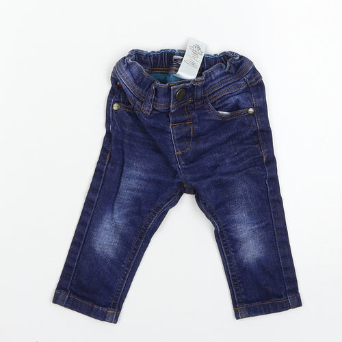 NEXT Boys Blue   Cargo Jeans Size 3-6 Months