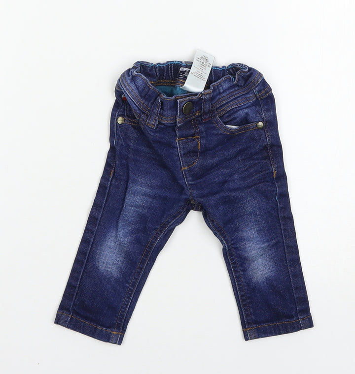 NEXT Boys Blue   Cargo Jeans Size 3-6 Months