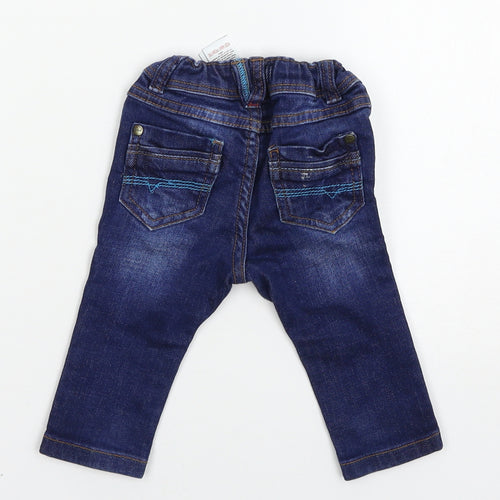 NEXT Boys Blue   Cargo Jeans Size 3-6 Months