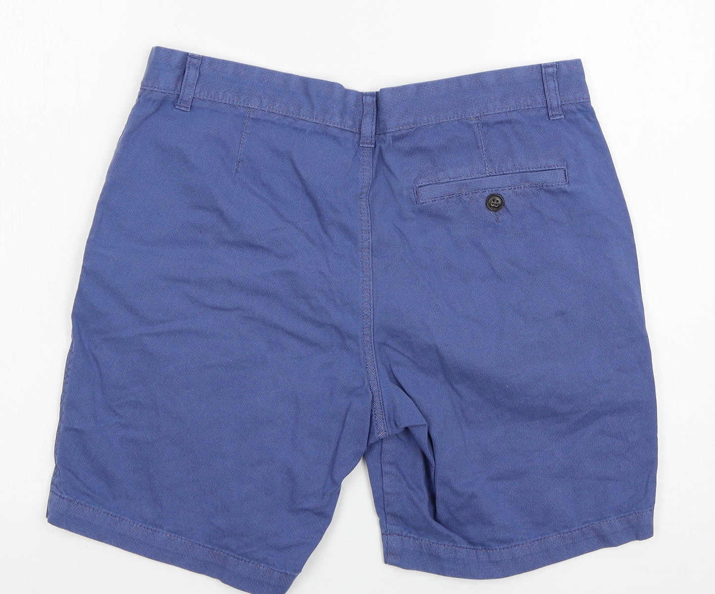 Marks and Spencer Mens Blue   Chino Shorts Size 32