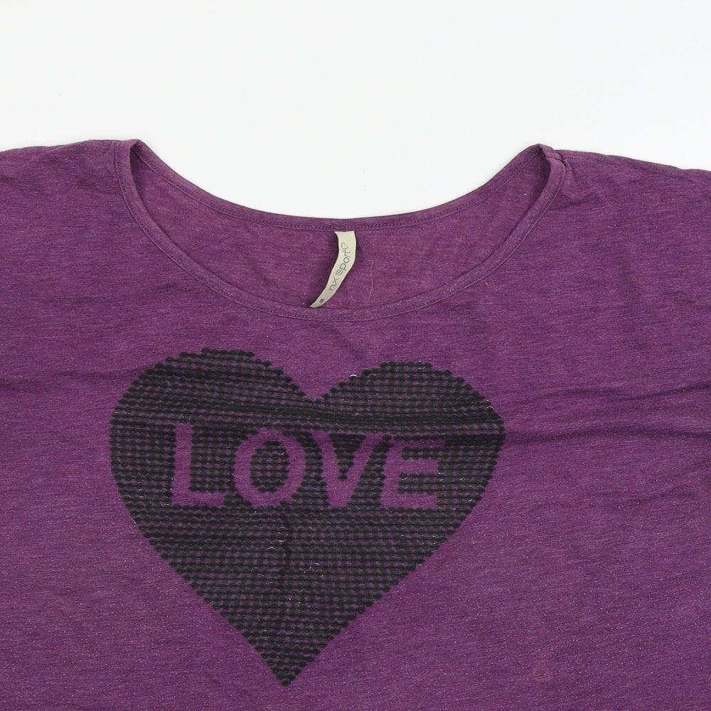 NEXT Womens Purple   Basic T-Shirt Size 18
