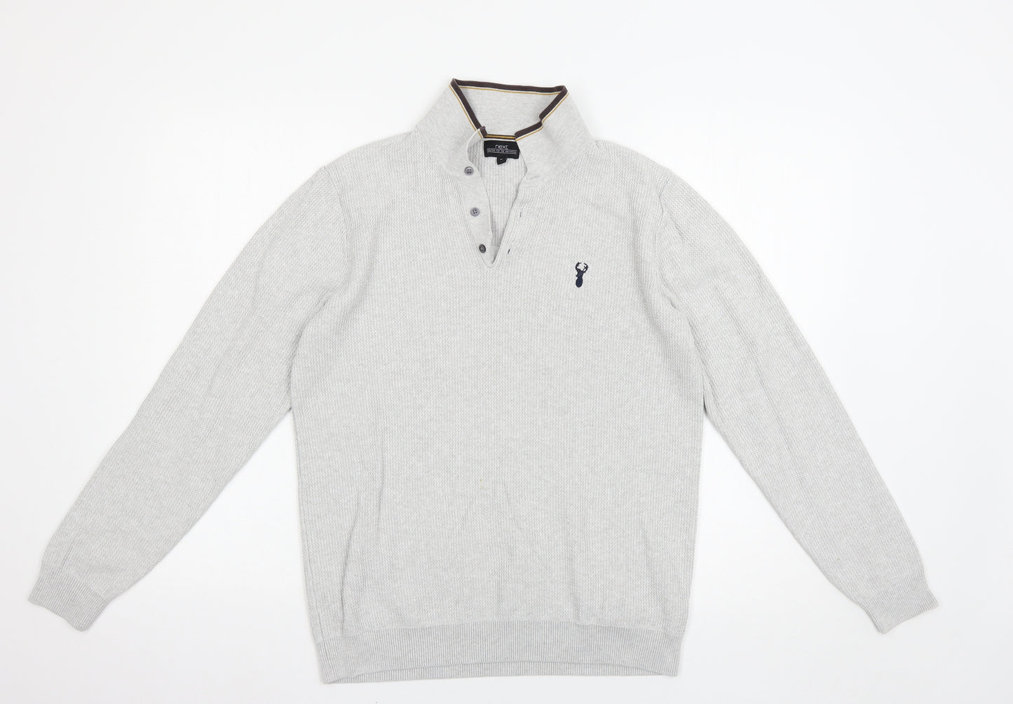 NEXT Mens Grey   Pullover Jumper Size M