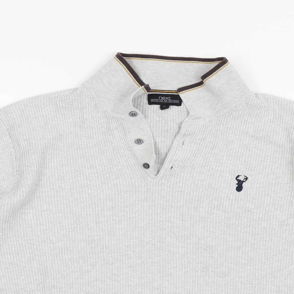 NEXT Mens Grey   Pullover Jumper Size M