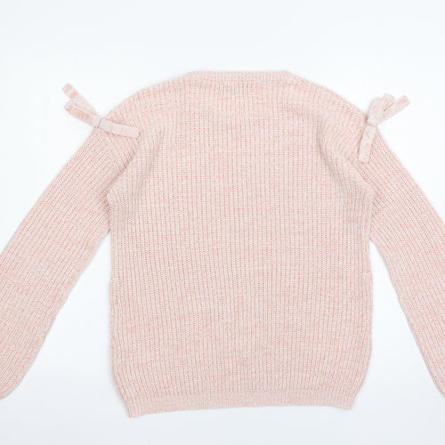 Papaya Womens Pink   Pullover Jumper Size M