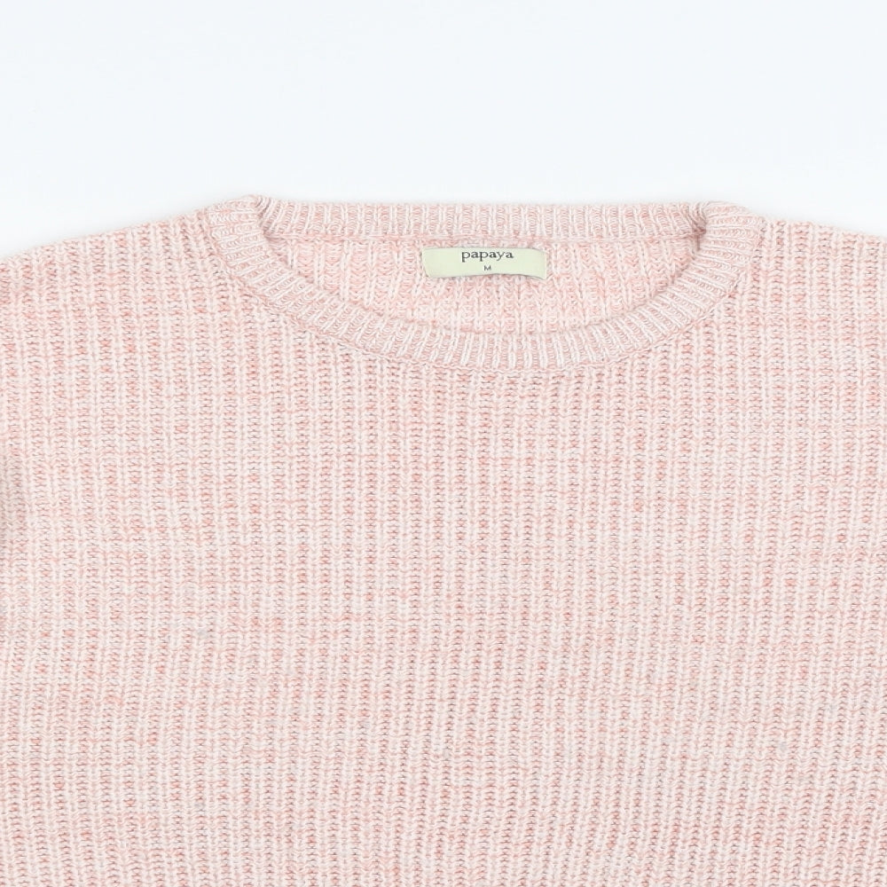 Papaya Womens Pink   Pullover Jumper Size M