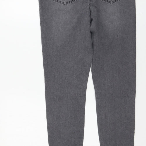 Matalan Womens Grey   Skinny Jeans Size 12 L29 in