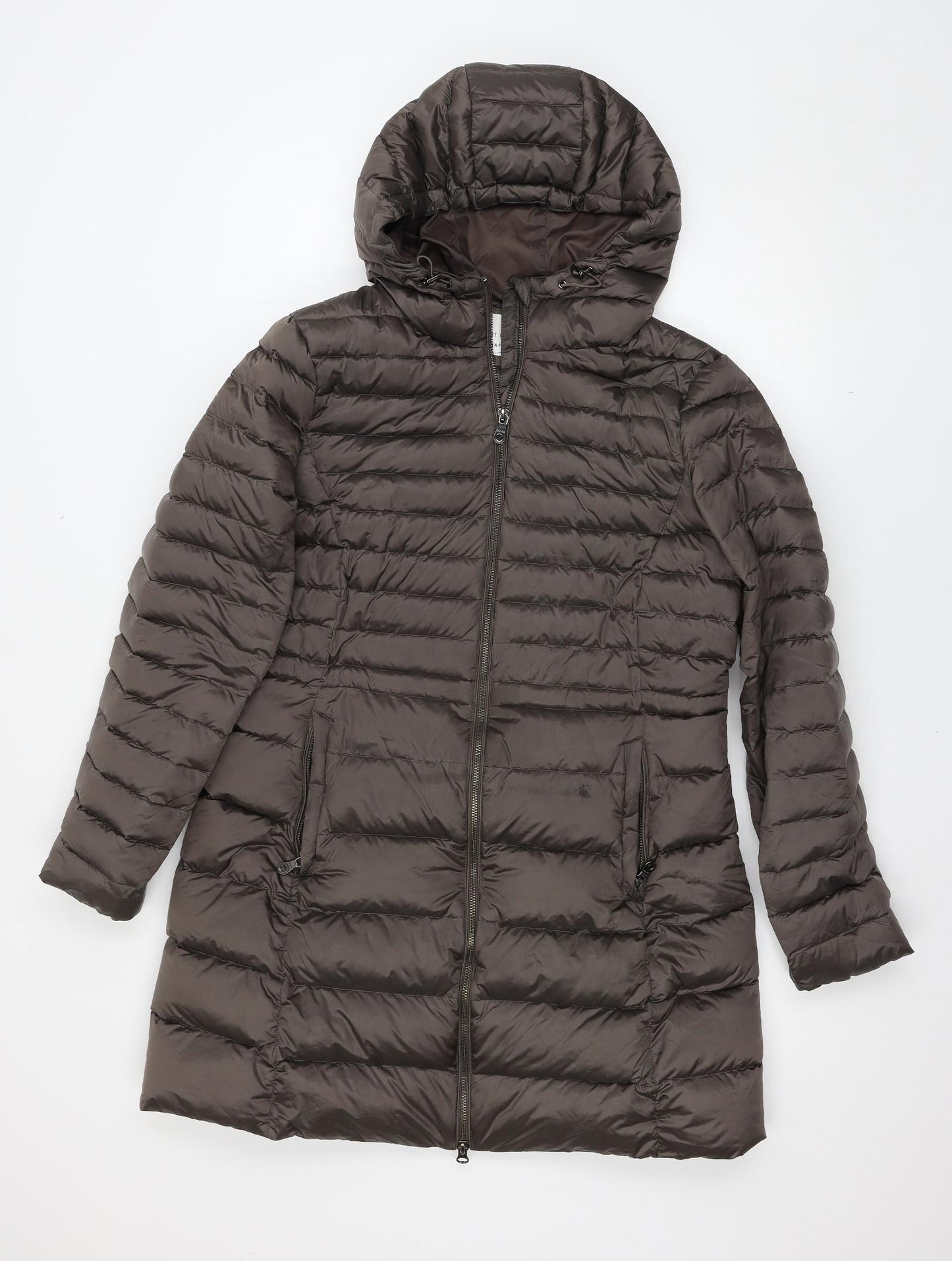Per Una Womens Brown   Puffer Jacket Coat Size 14
