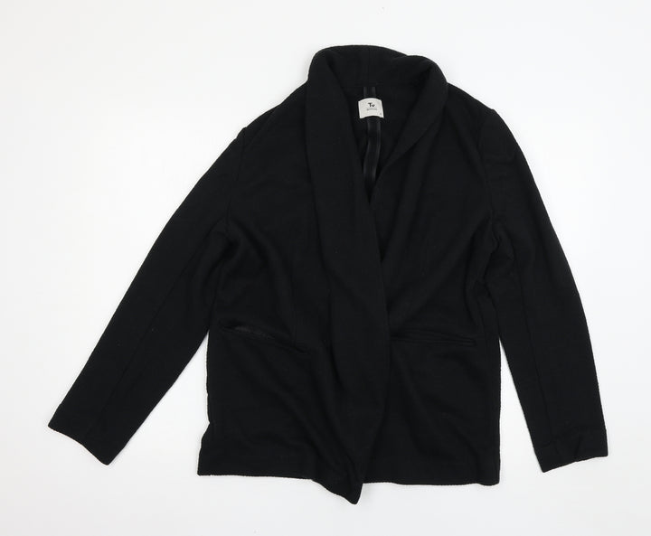 TU Womens Black Cardigan Jumper Size 14