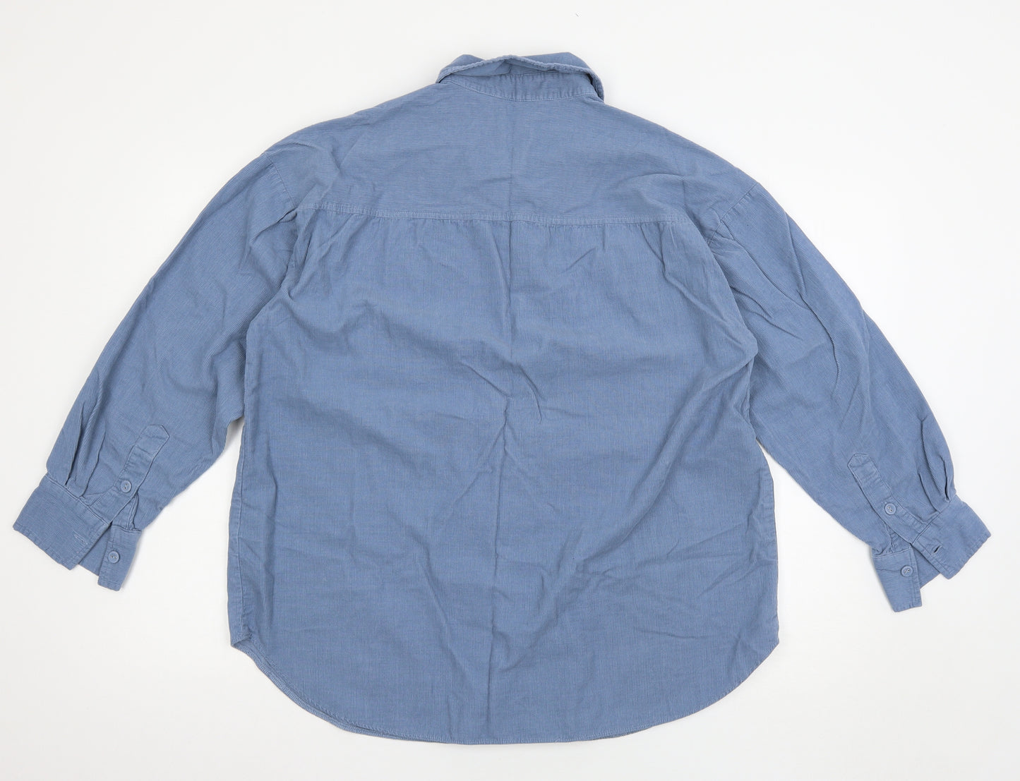 George Womens Blue   Basic Button-Up Size 16