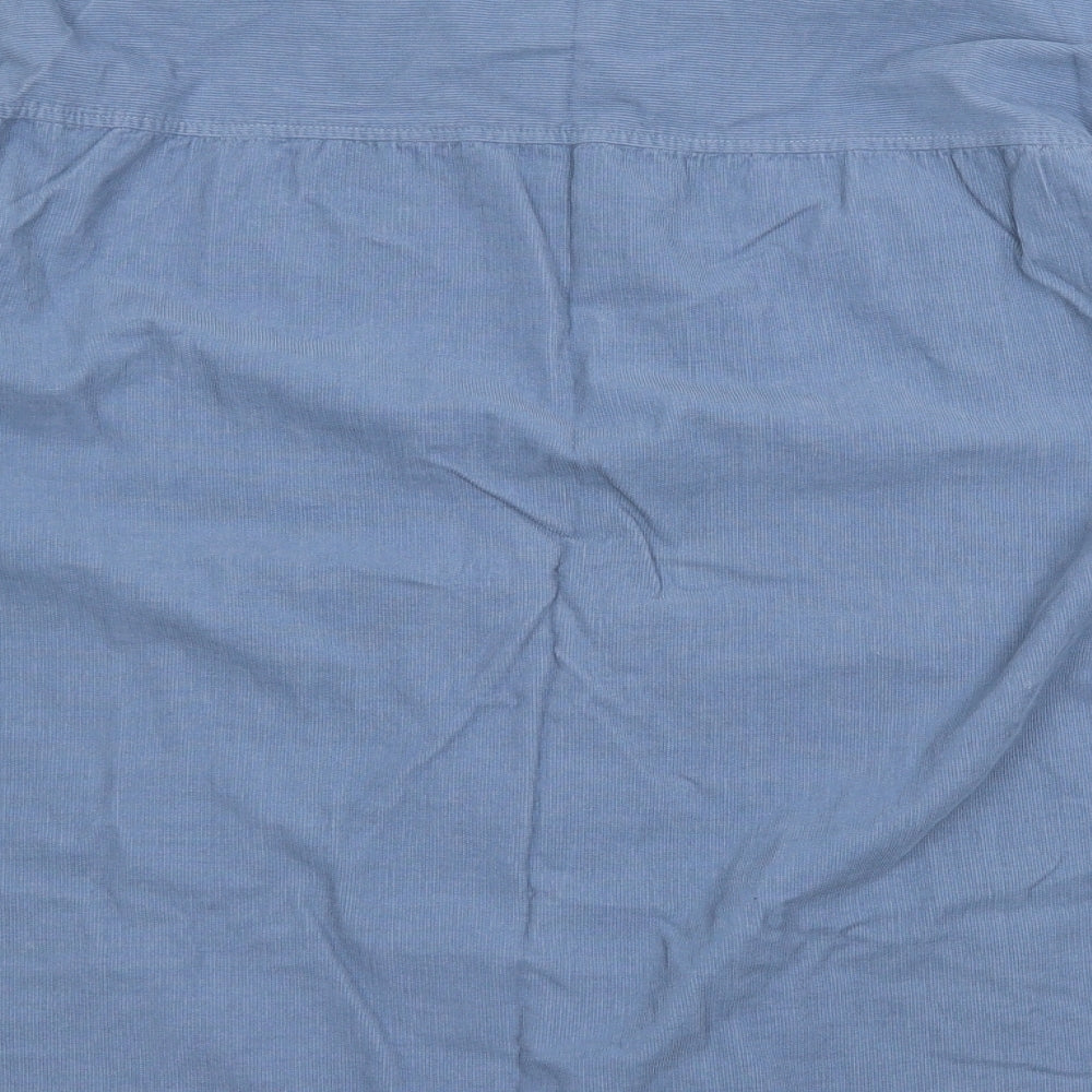 George Womens Blue   Basic Button-Up Size 16