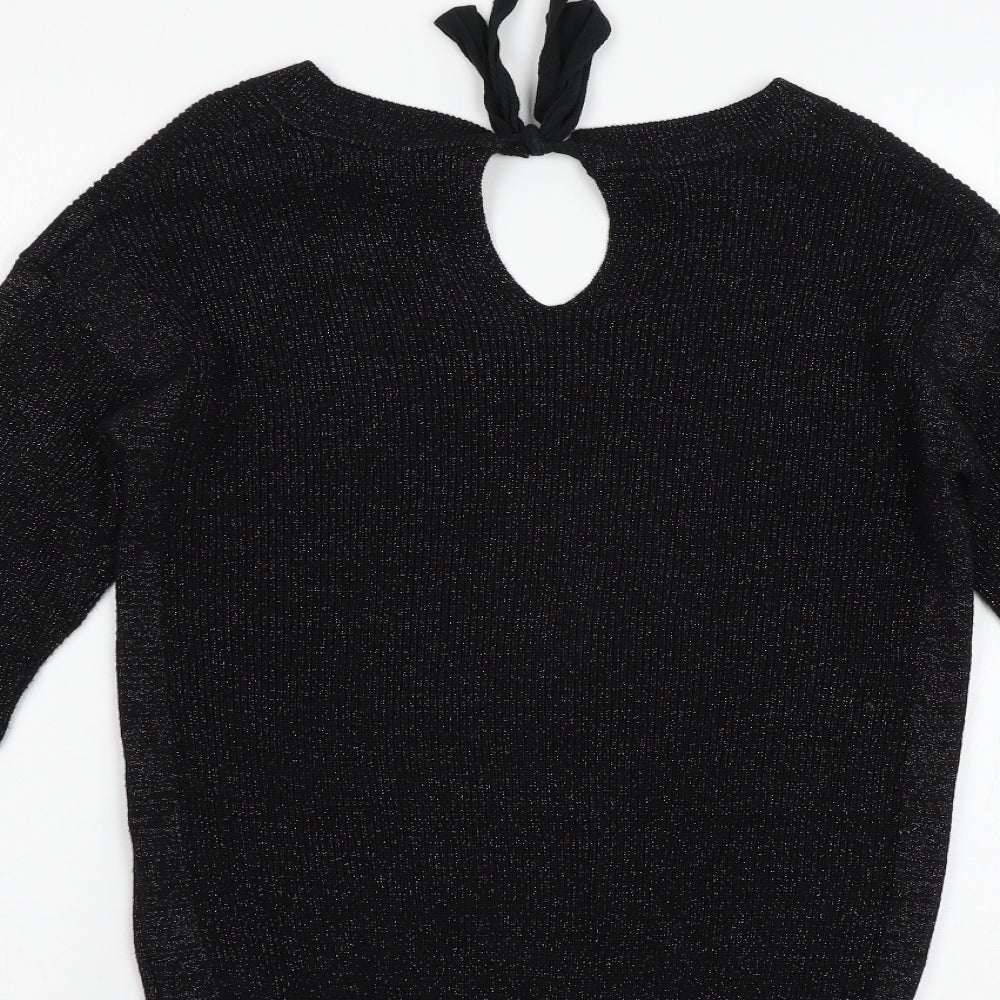 NEXT Womens Black   Pullover Jumper Size 10